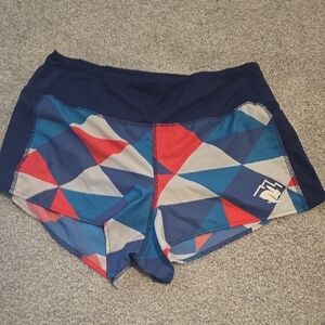 Rabbit Trail Colorful Geometric Women's Shorts